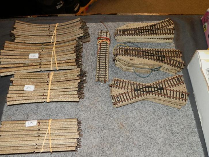 Marklin rails 5106,5100,5120,5119,5115 partij, Hobby en Vrije tijd, Modeltreinen | H0, Gebruikt, Rails, Wisselstroom, Märklin