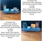 Marokkaanse Amberblokjes, Ophalen of Verzenden, Nieuw, Overige kleuren, Kaars