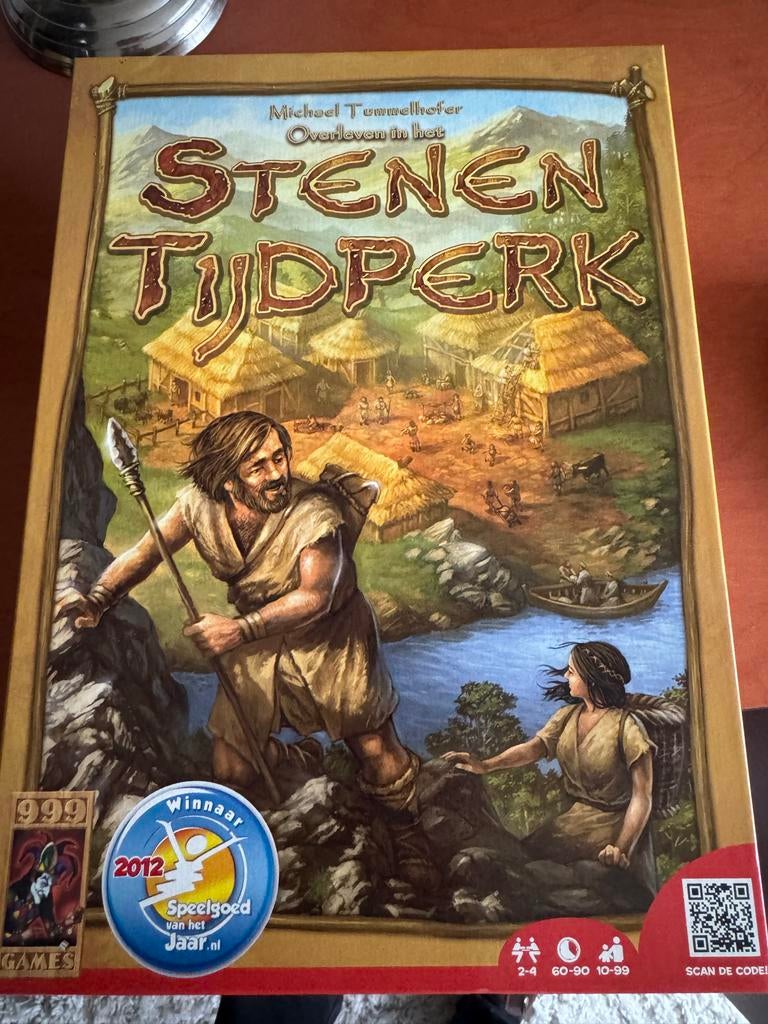 Het Stenen Tijdperk - Nieuw Bordspel, Drie of vier spelers, Ophalen, Nieuw