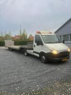 Iveco Daily be trekker Veldhuizen luchtgeveerde dieplader, Euro 5, 4 cilinders, Renault, Wit