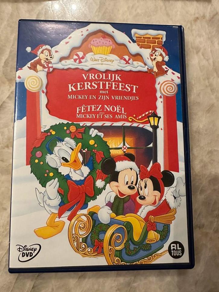 Dvd Vrolijk kerstfeest met Mickey en zijn vrienden GRATIS, Cd's en Dvd's, Dvd's | Tekenfilms en Animatie, Zo goed als nieuw, Amerikaans