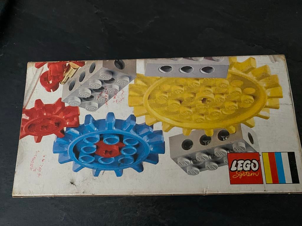 Vintage Lego System 802 Tandwielen Set uit de jaren 70, Ophalen of Verzenden, Gebruikt, Losse stenen, Lego