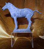 Terracottaleger Qi'an, paard/strijdros met de originele doos, Ophalen