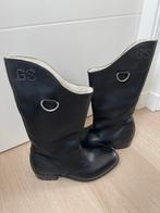 Prachtige aparte G-Star Raw laarzen dik leer, maat 40 zgan!, Kleding | Dames, Schoenen, Hoge laarzen, Zwart, Ophalen of Verzenden