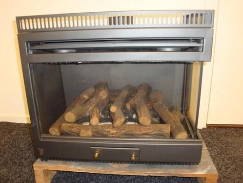 VO Fire gasinbouwhaard rechtse hoek--2 jaar garantie--, Huis en Inrichting, Kachels, Gebruikt, Inbouw, Gaskachel, Gas