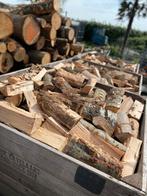Fruitkisten met gekloofd hout te koop!, Tuin en Terras, Haardhout, Minder dan 3 m³, Ophalen, Beukenhout, Blokken