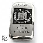 50 gram SPQR zilverbaar met certificaat, Ophalen of Verzenden, Zilver