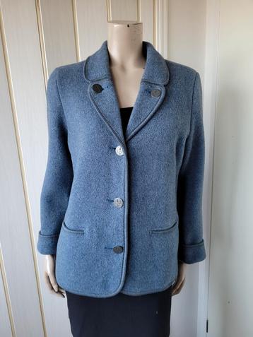 Giesswein tirol wollen wol vest blauw maat 36/S beschikbaar voor biedingen