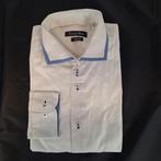 Heren overhemd lange mouw, shirt, Claude Vigo, XL, Ophalen of Verzenden, Zo goed als nieuw, Halswijdte 43/44 (XL), Wit