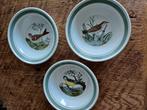 3 schaaltjes  van het merk PORTMEIRION BIRDS OF BRITAIN ENGL, Ophalen of Verzenden, Overige stijlen, Schaal of Schalen