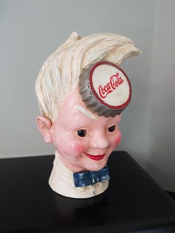 Metalen Coca-Cola spaarpot - Vintage jaren 60-70 beschikbaar voor biedingen