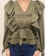 Blouse kleur legergroen,maat 38,merk boohoo, Kleding | Dames, Groen, Boohoo, Maat 38/40 (M), Ophalen of Verzenden