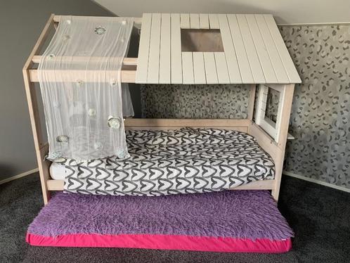 Lifetime boomhutbed silver sparkle, Kinderen en Baby's, Kinderkamer | Stapelbedden en Hoogslapers, Gebruikt, Hoogslaper, Ophalen