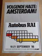 RAI Amsterdam. Personenauto, bedrijfsauto en autobus., Ophalen of Verzenden, Gebruikt, A4 of kleiner, Reclame