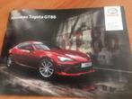 Toyota GT86 fraaie originele brochure/auto folder '16, Boeken, Ophalen of Verzenden, Toyota