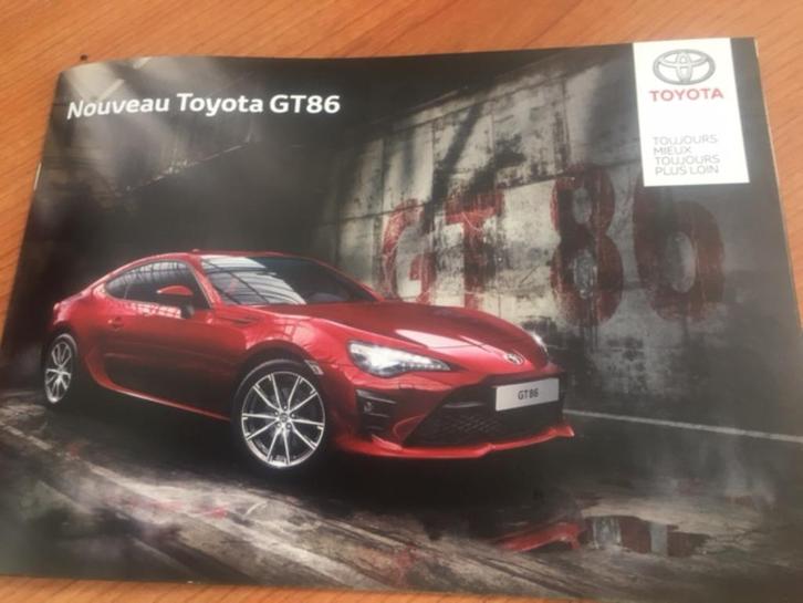 Toyota GT86 fraaie originele brochure/auto folder '16, Boeken, Auto's | Folders en Tijdschriften, Toyota, Ophalen of Verzenden