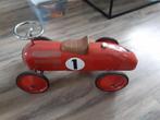 Rode/brandweer stoere retro metalen Loopauto, Ophalen, Gebruikt, Loopvoertuig
