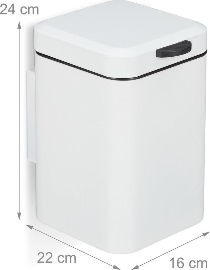 Prullenbak, Huis en Inrichting, Woonaccessoires | Prullenbakken, Gebruikt, Overige materialen, Minder dan 50 cm, minder dan 10 liter