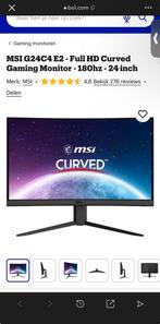MSI Gaming Monitor - 24 inch, Computers en Software, Monitoren, HDMI, Hoofdtelefoonaansluiting, Full HD, Zo goed als nieuw