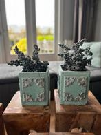 PTMD Pot - Stijlvolle bloempot voor binnen & buiten, Tuin en Terras, Bloempotten, Vierkant, Binnen, Ophalen of Verzenden, Zo goed als nieuw