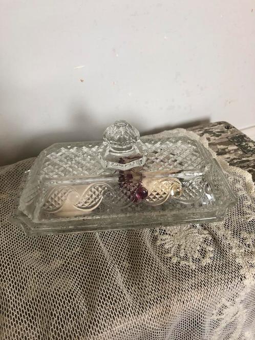 Glazen zeepbakje/kammenbakje Avon, Antiek en Kunst, Curiosa en Brocante, Ophalen of Verzenden