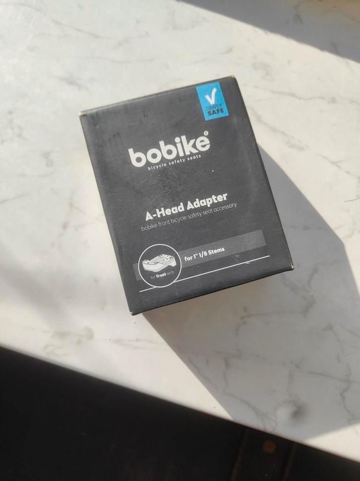 Bobike A-head adapter voor fietszitje, Fietsen en Brommers, Fietsaccessoires | Fietsaccu's, Nieuw, Ophalen of Verzenden