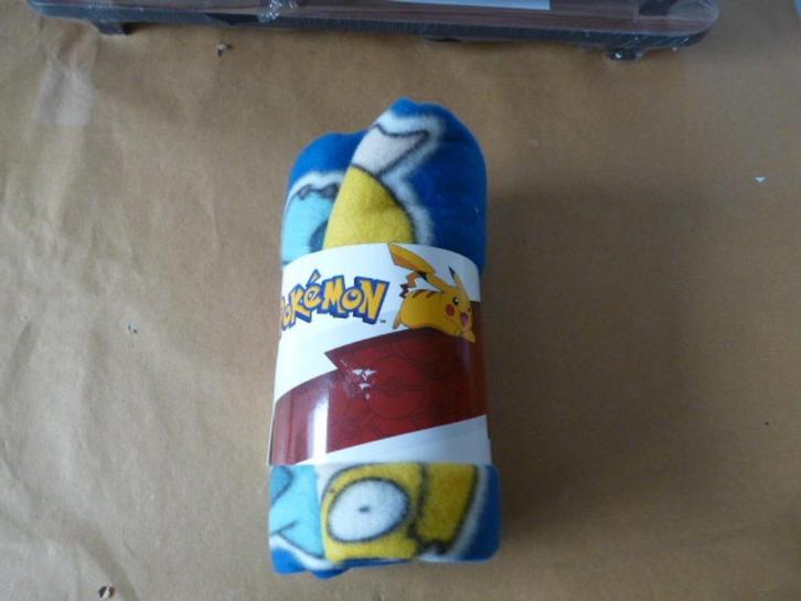 Pokémon Fleecedeken, blauwe Battle - Nieuw, Kinderen en Baby's, Kinderkamer | Beddengoed, Nieuw, Deken of Dekbed, Blauw, Jongetje of Meisje