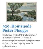 Houtsnede Pieter Ploeger, Antiek en Kunst, Ophalen of Verzenden