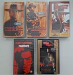 5 x Clint Eastwood films – VHS – A Fistful of Dollars & meer, Vanaf 16 jaar, Ophalen of Verzenden, Zo goed als nieuw, Actie en Avontuur