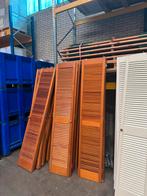 Louvredeur 40x201cm, Hout, Wit, Ophalen, Gebruikt, Minder dan 80 cm, Binnendeur