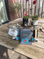 Gamma Werkbankslijpmachine - Zo goed als nieuw, Doe-het-zelf en Verbouw, Gereedschap | Slijpmachines, Ophalen of Verzenden, Zo goed als nieuw