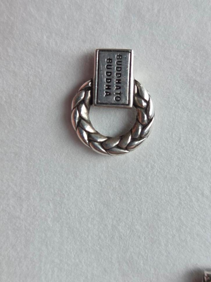 Buddha to Buddha oorbellen, Sieraden, Tassen en Uiterlijk, Oorbellen, Zo goed als nieuw, Zilver, Zilver, Ophalen