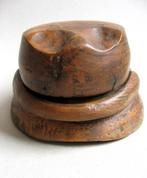 Oude houten hoedenmal voor cloche hoedje, Ophalen of Verzenden