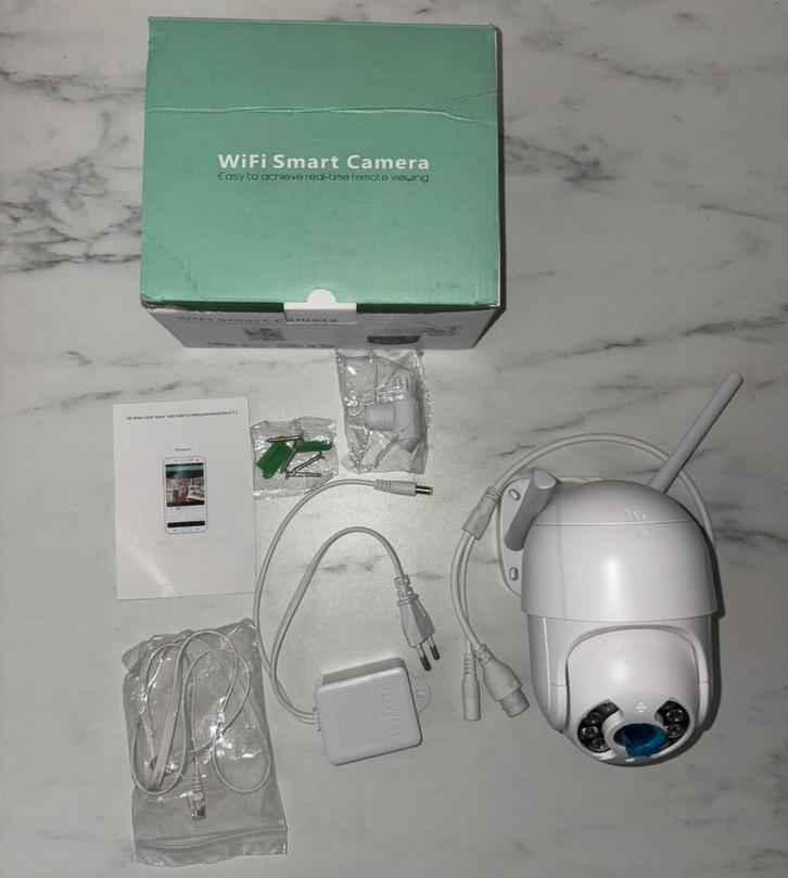 Wifi smart camera bewaking - Nieuw!, Audio, Tv en Foto, Videobewaking, Nieuw, Buitencamera, Ophalen