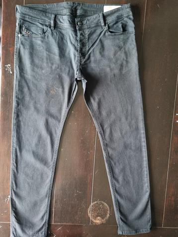 ZWARTE DIESEL SLEENKER SLIM SKINNY STRETCH JEANS SIZE 38/32! beschikbaar voor biedingen