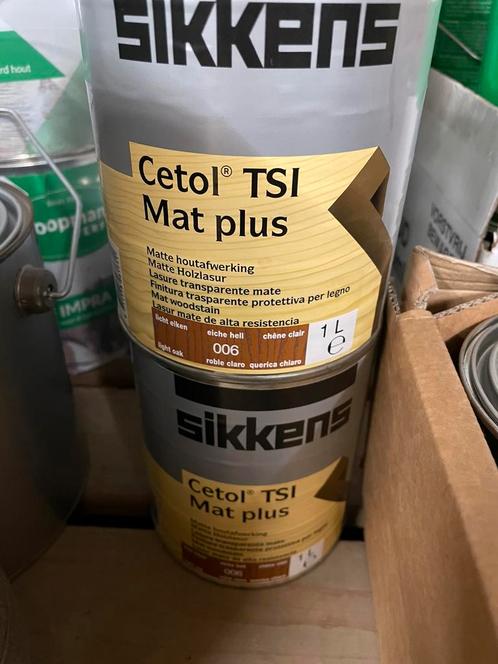 Sikkens cetol TSI transparante vernis licht eiken 1liter, Doe-het-zelf en Verbouw, Hout en Planken, Nieuw, Plank, Eiken, Minder dan 200 cm