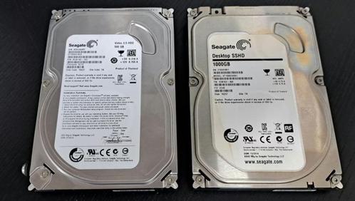 Setje HHD's 2,5" & 3,5", totaal 2,64TB aangeboden, Computers en Software, Harde schijven, Gebruikt, Desktop, Intern, HDD, SATA