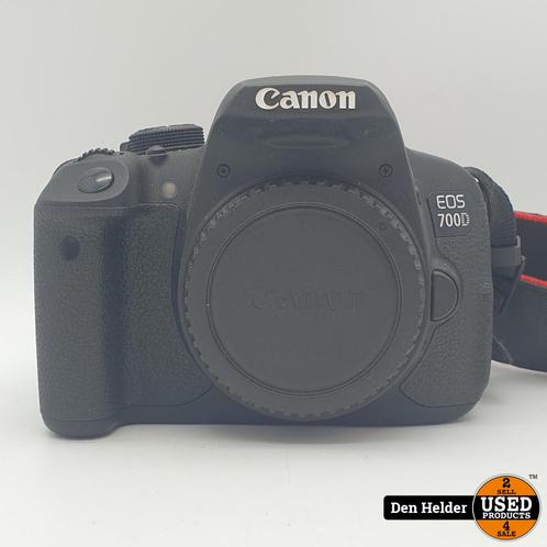 Canon EOS 700D 18MP Canon EF-S 100-12800 Spiegelreflex Camer, Audio, Tv en Foto, Fotocamera's Digitaal, Zo goed als nieuw