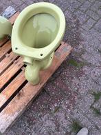 Vintage WC uit de jaren 70, Doe-het-zelf en Verbouw, Sanitair, Ophalen of Verzenden, Gebruikt, Toilet