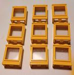 partij gele lego raampjes 2 x 2 nopjes, Ophalen of Verzenden, Gebruikt, Losse stenen, Lego