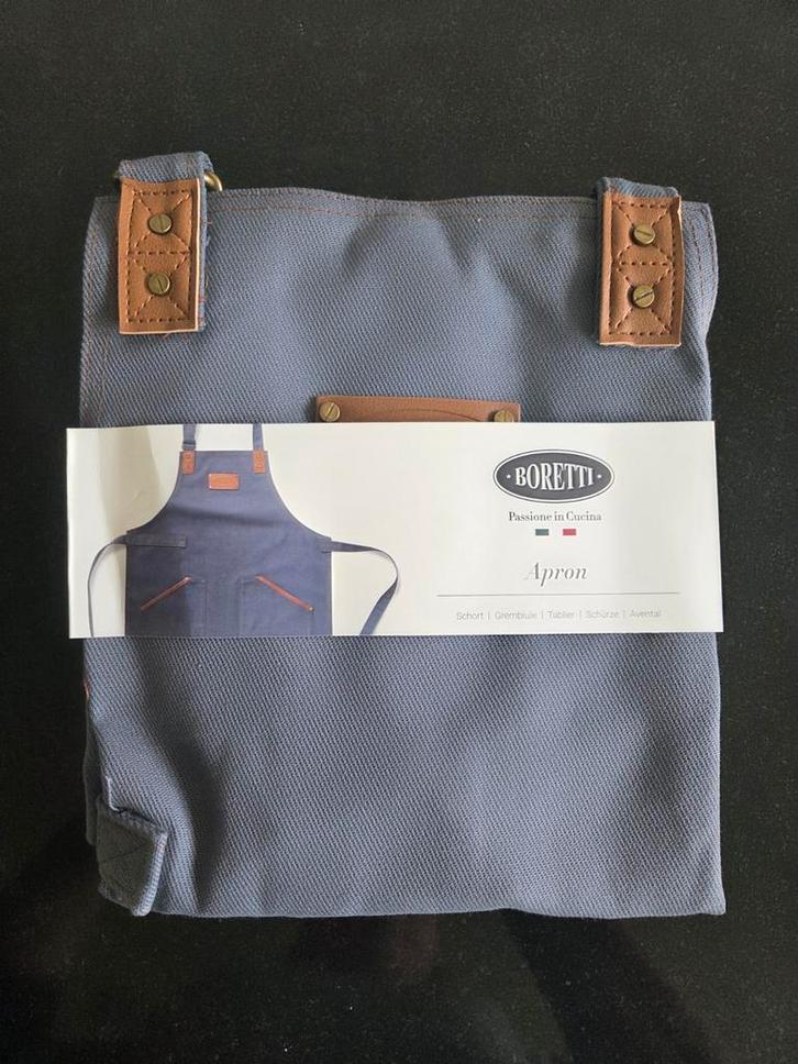 Boretti Schort / Apron - Nieuw!, Huis en Inrichting, Keuken | Keukenbenodigdheden, Ophalen of Verzenden