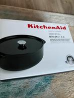 Nieuwe KitchenAid Gietijzeren Braadpan Ovaal Zwart 30cm, Nieuw, Ophalen of Verzenden, Koekenpan of Braadpan, Gietijzer