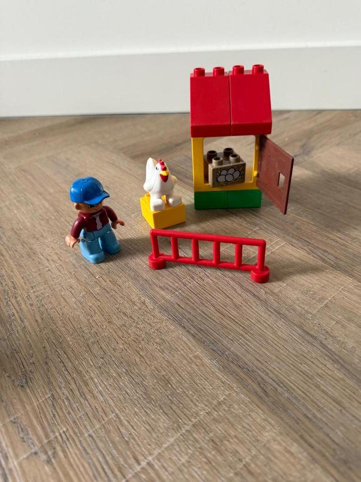 Heel goed vintage Lego Duplo kippenhoek set kip boer 5644, Kinderen en Baby's, Speelgoed | Duplo en Lego, Zo goed als nieuw, Duplo