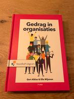 Gedrag in organisaties - Gert Alblas & Ella Wijsman, Ophalen of Verzenden, Zo goed als nieuw, Personeel en Organisatie