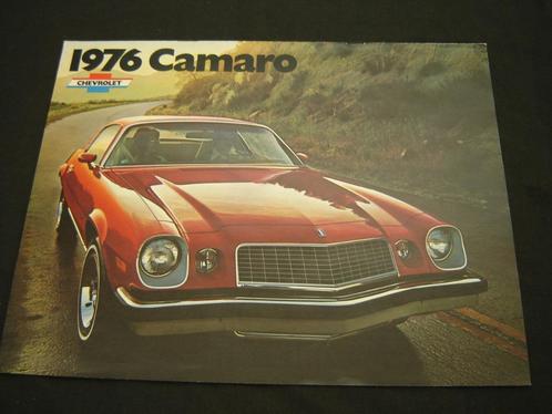 folder Chevrolet Camaro modeljaar 1976 - Engels, Boeken, Auto's | Folders en Tijdschriften, Zo goed als nieuw, Chevrolet, Ophalen of Verzenden