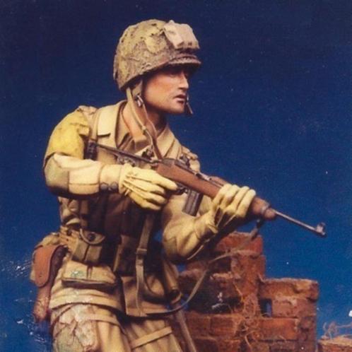 RESIN	us paratrooper 101st AB D-DAY	1/16, Hobby en Vrije tijd, Modelbouw | Figuren en Diorama's, Nieuw, 1:35 tot 1:50, Ophalen of Verzenden