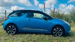 Citroën DS3 Cabrio 1.2 So chic 2016 weinig km, Auto's, Voorwielaandrijving, Zwart, 1199 cc, Cabriolet