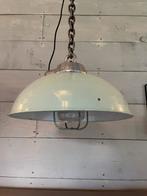 Industriële hanglamp lichtgroen, Huis en Inrichting, Gebruikt, Ophalen of Verzenden