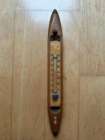houten spoel weefgetouw met werkende thermometer, Antiek en Kunst, Antiek | Gereedschap en Instrumenten, Ophalen of Verzenden