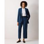 Knox Crosshatch Dames Blazer - ma, Maat 38/40 (M), Blauw, https://jigsawonlineuk.zendesk.com/hc/en-gb/requests/new, Nieuw